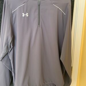 Under Armour Gray Quarter-Zip Top